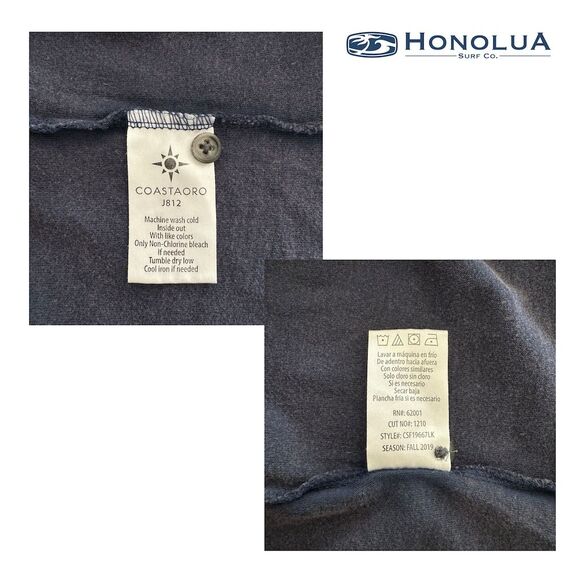 Honolua Surf Co. Men's XL Washed Dark Tone Shirt Jacket Casual - Picture 6 of 8